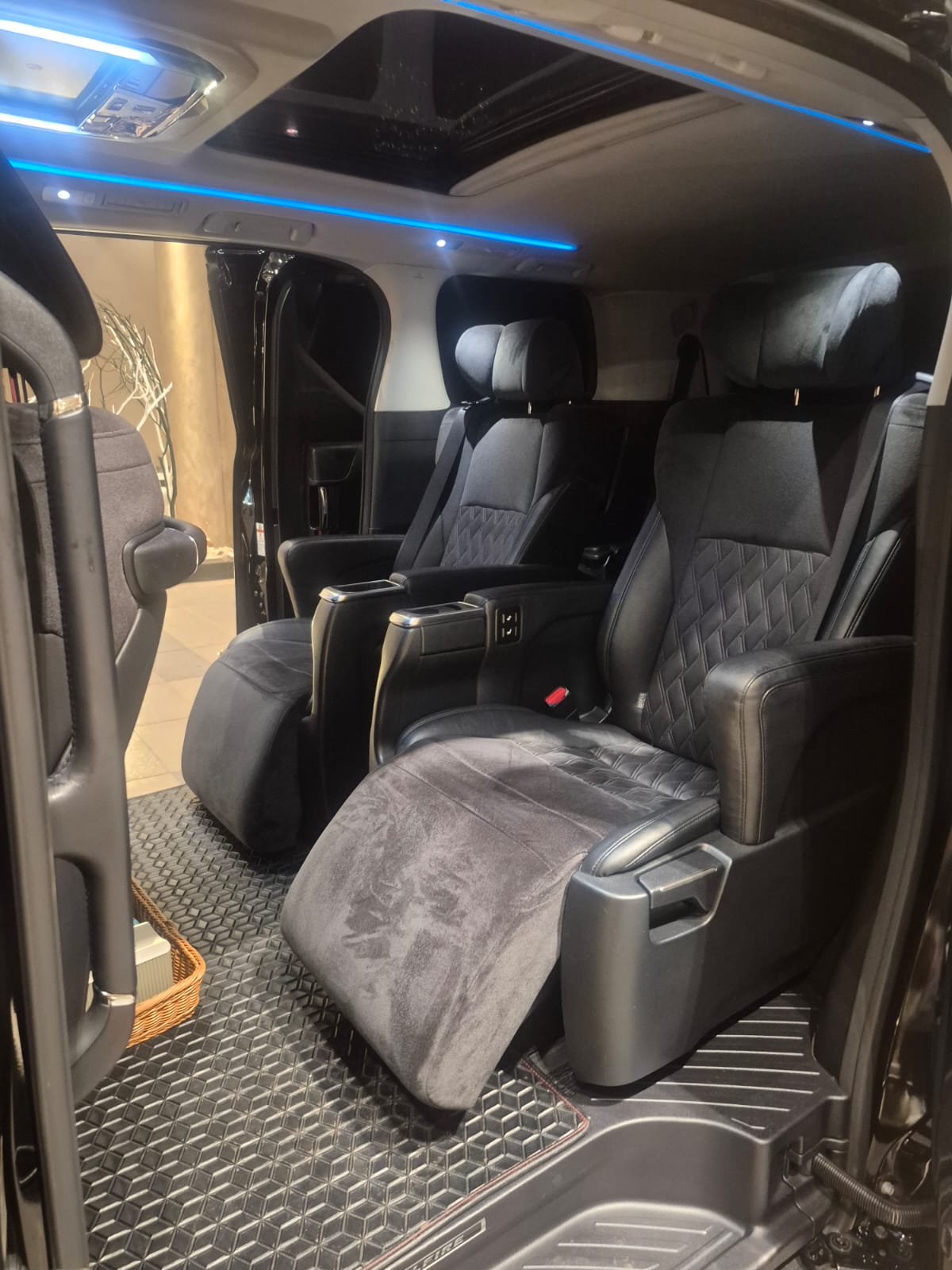 Minivan with sliding doors